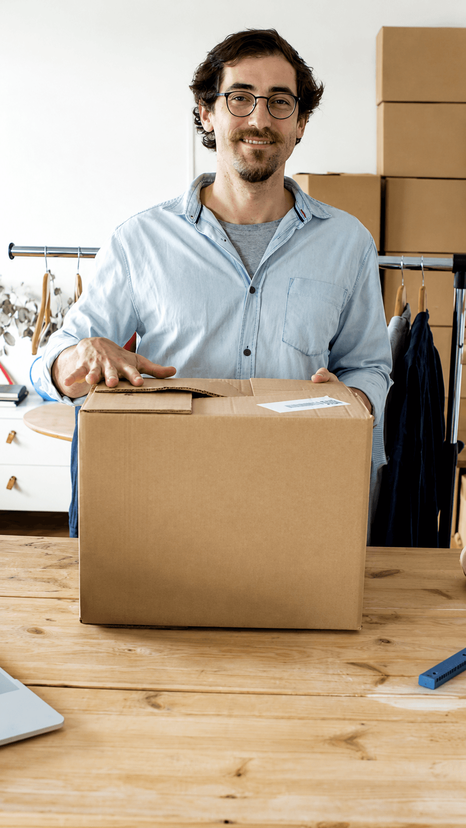 Supplier packing freight ready for Alpha Freight collection
